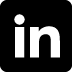 Linkedin logo black